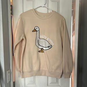 Butter Yellow Silly Goose Sweatshirt